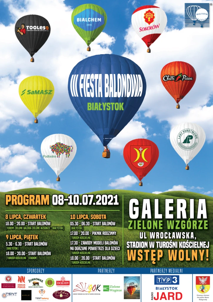 2021 — Balloon Fiesta poster by Adam / Prowebdsgn