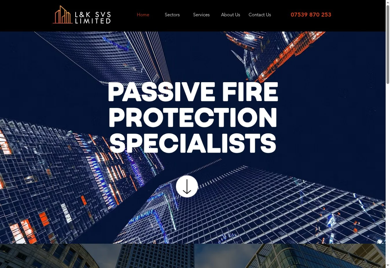 L And K Svs Ltd — desktop website design