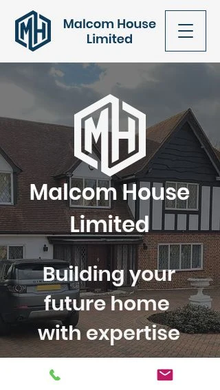 Malcom House Limited — mobile website design