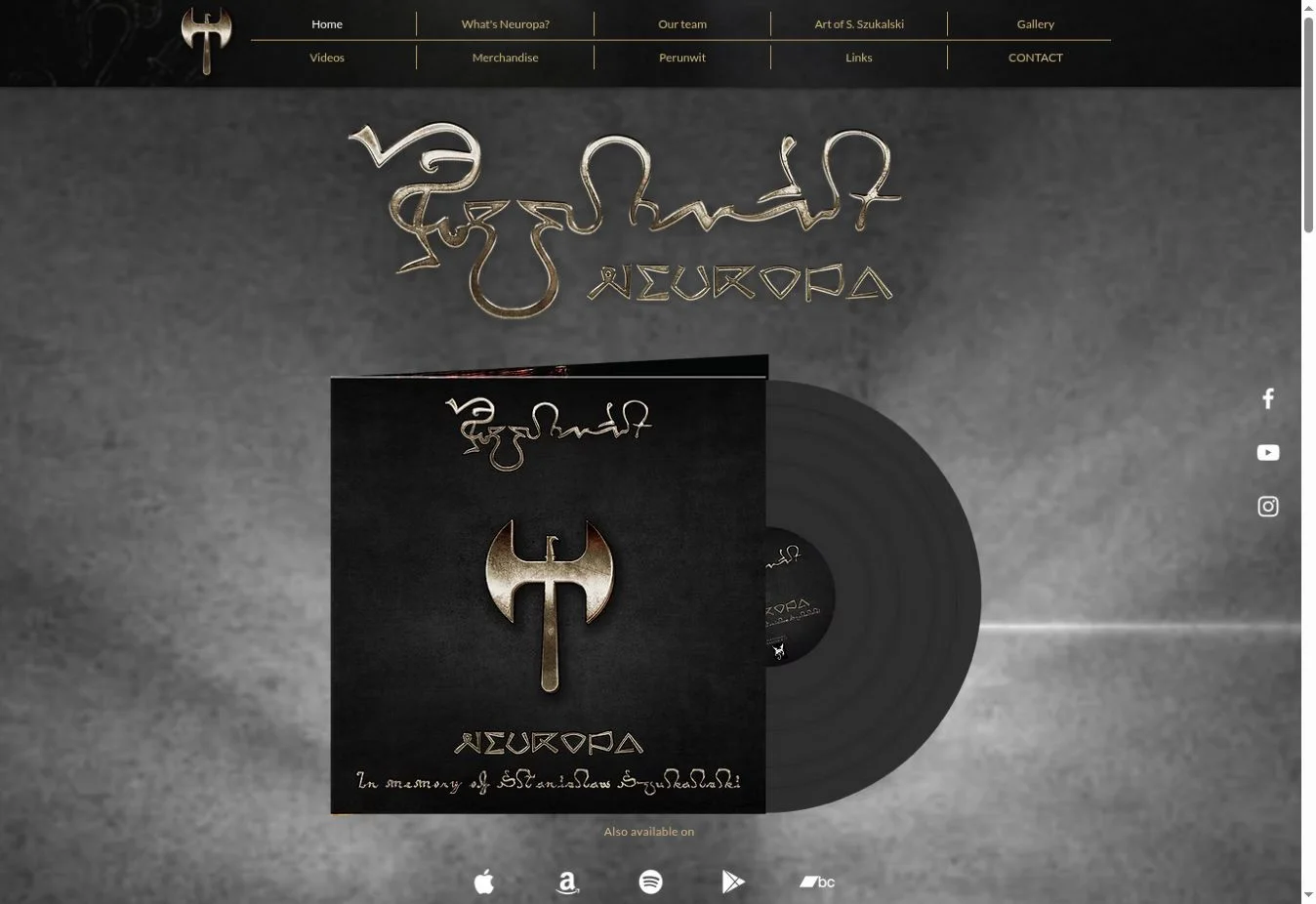 Neuropa — desktop website design