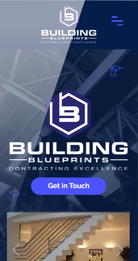 Building Blueprints — mobile website design
