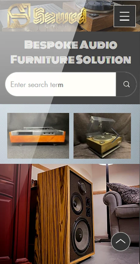 Szwed Audio — mobile website design